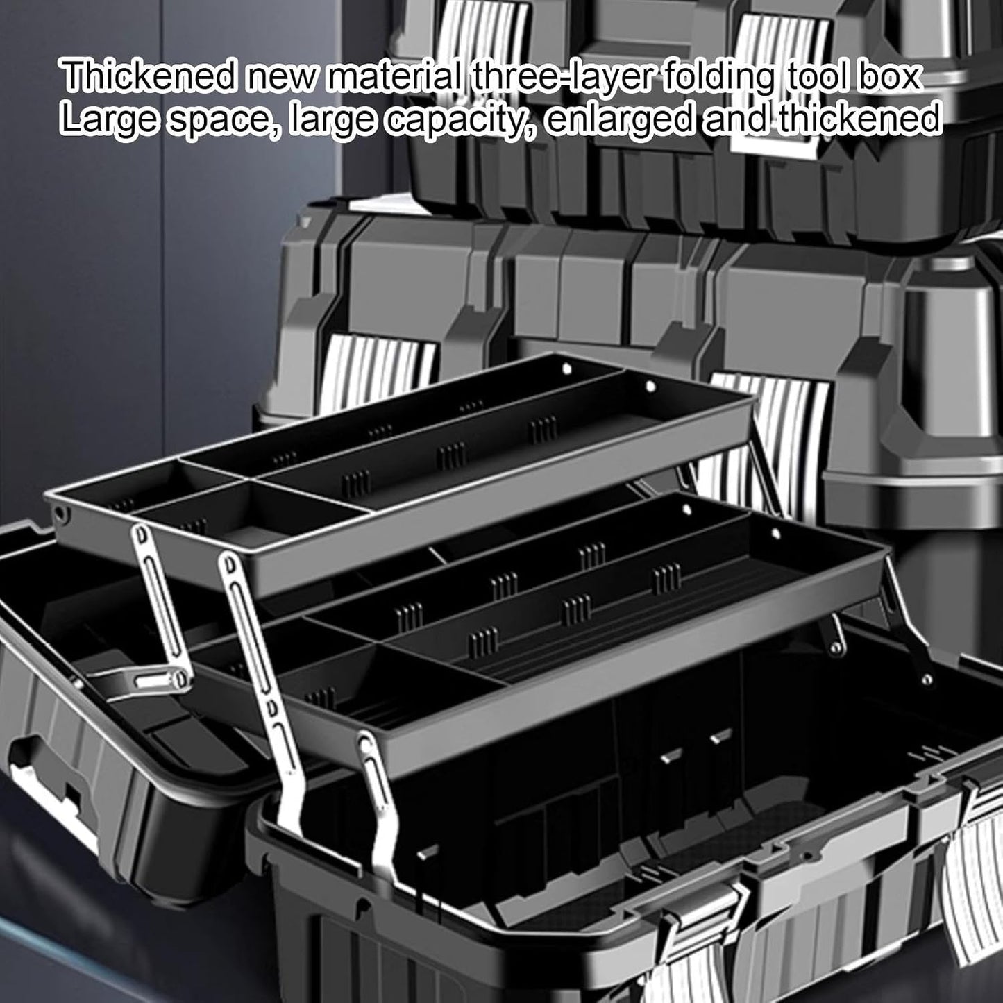  Organisateurs Et Stockage D'outils,organisateur De Stockage De Matériel - 3 Couches De D'outils Matériels Pliables Et Imperméables - Boîte à Outils Multifonctionnelle De Grande Capacité,