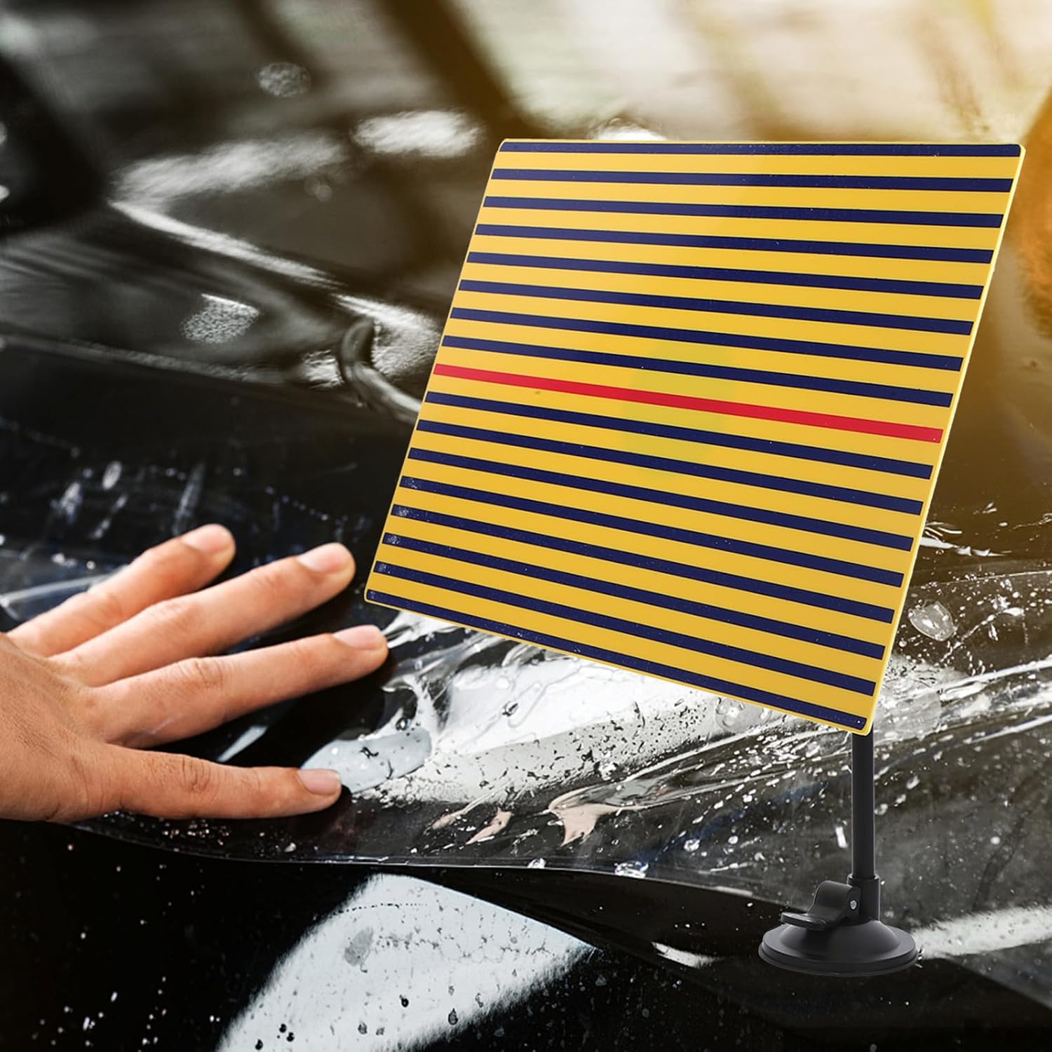  Cabilock Panneau De Détection De Bosses Pour Carrosserie Automobile Outil De Débosselage Réflecteur Lumineux 1 Pièce Kit De Réparation Pour Phares Et Surfaces Métalliques Planes Pour