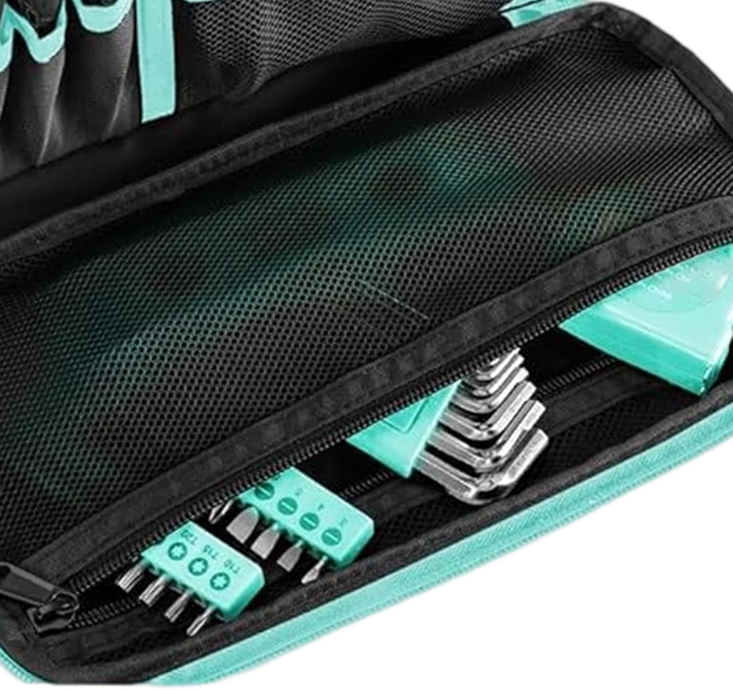 GENERIC Grand Sac à Outils En Tissu Oxford – Organiseur De Sac à Outils | Pour Camping, Construction, Voyage, Université, Dortoir, Jardin, Travail, Charpentier, électricien
