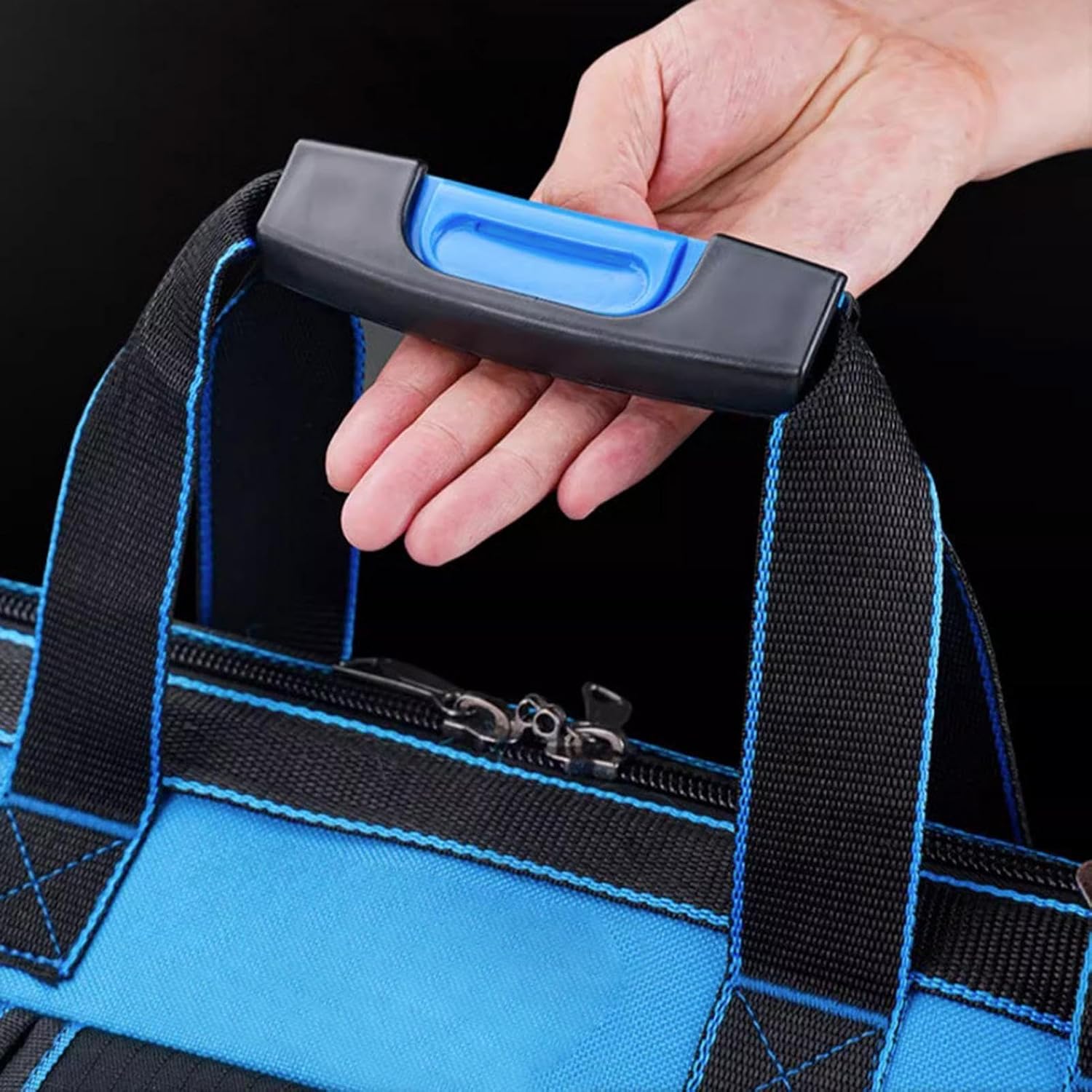 GENERIC Sacs à Outils Pour Homme, Oxford Très Résistant Et étanche Multi-poches | Sac à Outils De Mécanicien Portable | Pour Père, Papa, Charpentier, Travail En Plein Air, Construction, Réparation De Voiture
