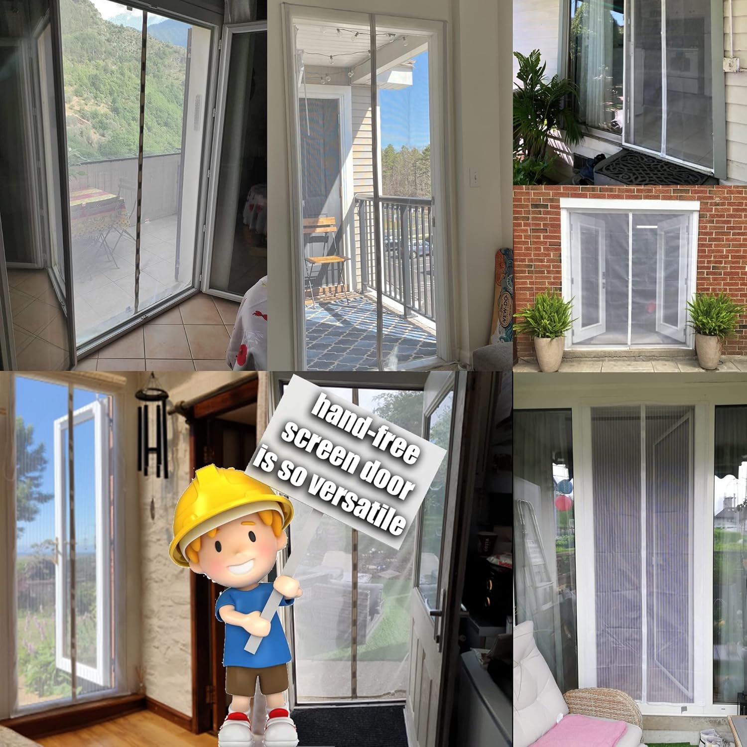  Magnetic Window Mosquito Net 245 X 225 Cm Easy To Install Automatic Closure Anti-Insect Fly Insect Insect Fly For Children And Pets (White)