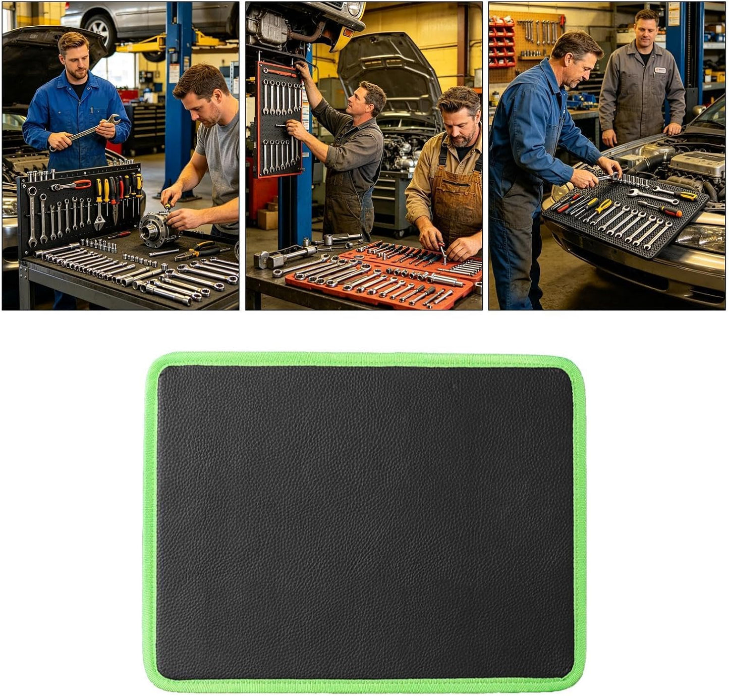  Organiseur Magnétique Flexible Pour Outils, 32 X 24 X 0,7 Cm, Plateau De Maintien Flexible, De Rangement Pour Vis, établi De Réparation De Moteur, Tapis De Sol