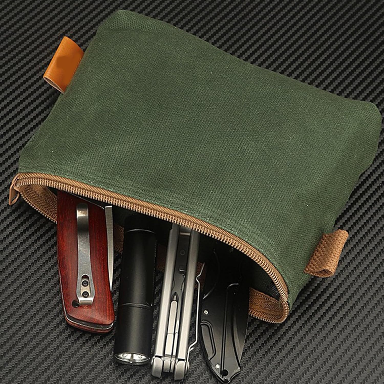  Pochettes De Rangement Pour Sacs à Outils En Toile, Parfaites Pour Les Projets De Rénovation Domiciliaire, Accès Pratique Outils, Capacité De Stockage Optimale, Pochettes Robustes