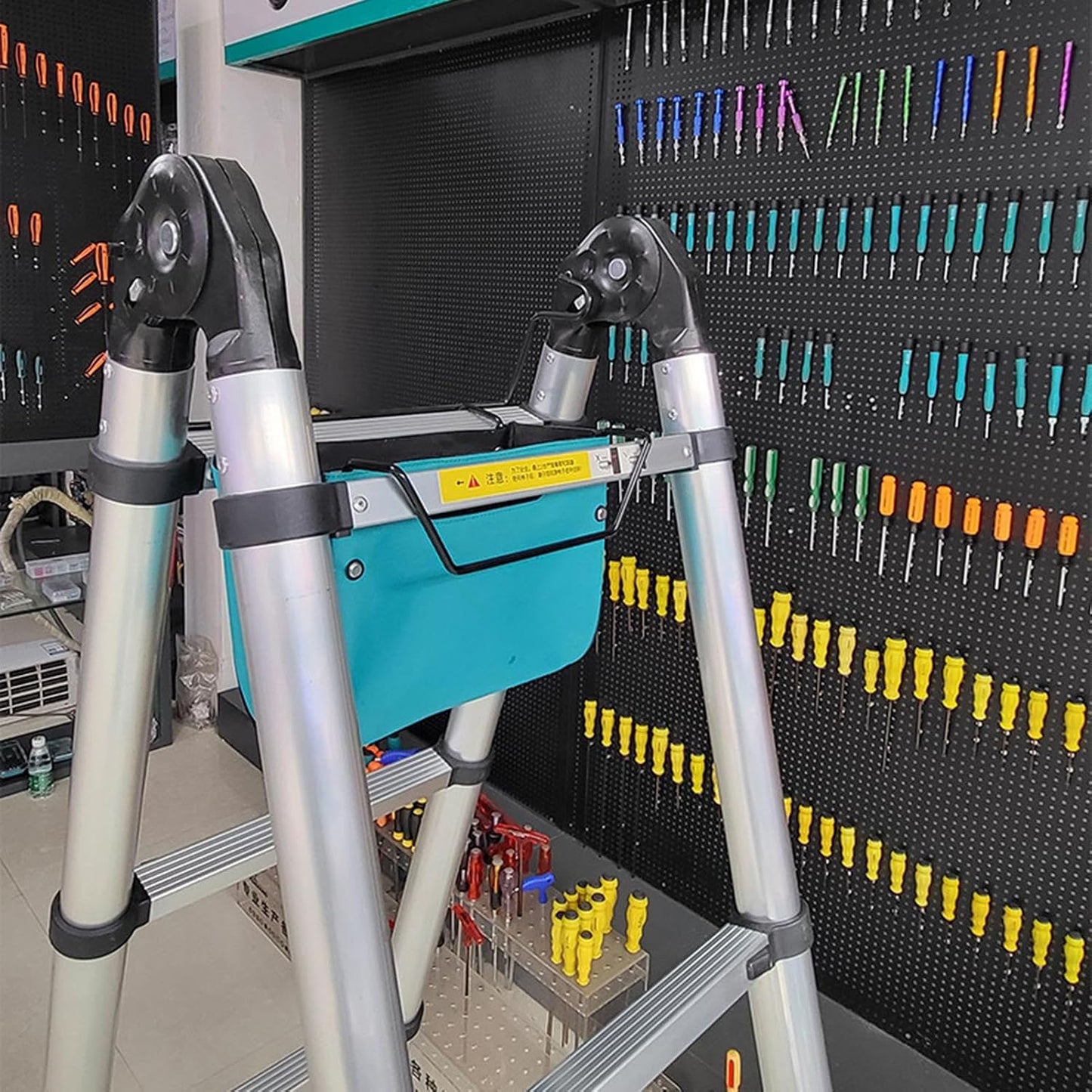  Porte-outils Pour échelle - Sac De Rangement Pour échelle Télescopique - Pour Peintres, Propriétaires De Maison, Techniciens, Couvreurs, Jardiniers, Ateliers, Garage, Entrepôt