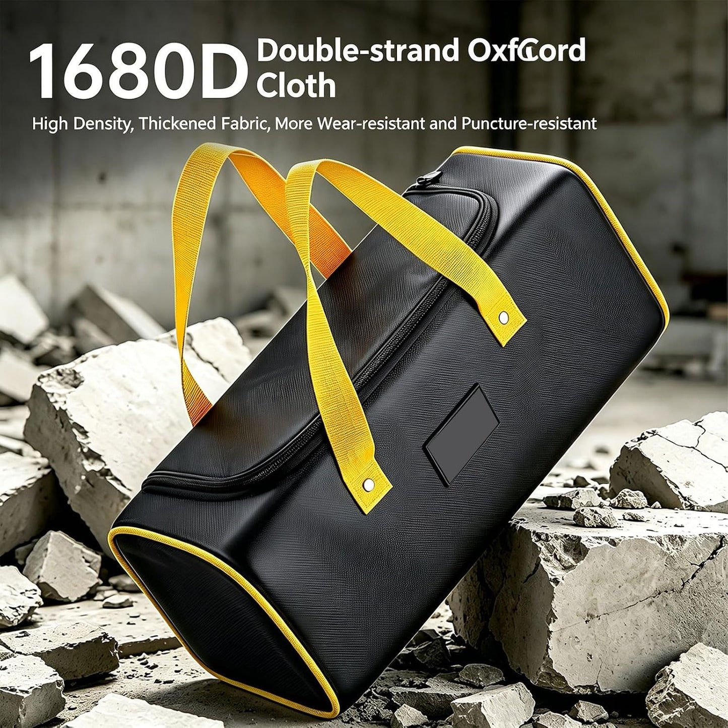  Sac à Outils à Compartiments Multiples Avec Rembourrage épais Et Extérieur Imperméable Pour Projets D'atelier, Sac à Outils