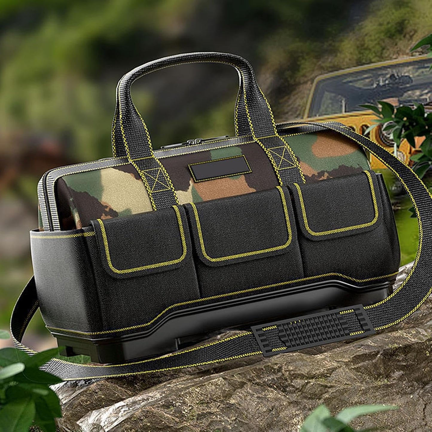  Sac à Outils Robuste, Organiseur Portable Extensible Avec Rangement à Ceinture, Porte-outils Pour électriciens, Mécaniques, Jardiniers, Constructeurs Et Professionnels De Voyage