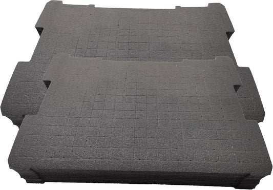  TStak DWST88801 Lot De 2 Inserts En Mousse Personnalisables Pour Boîte à Outils DEWALT DWST17808, DWST17807, DWST17805